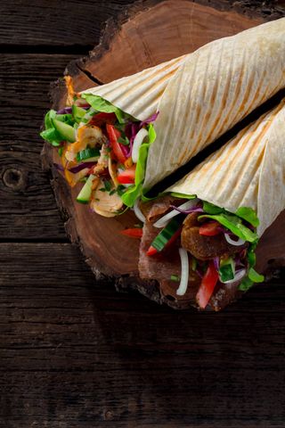 Durum mega kebab wołowo-barani 