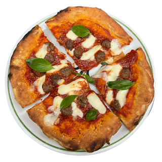 Montanara con polpettine