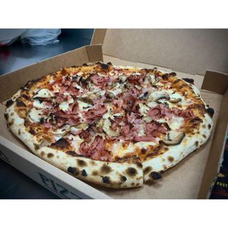 Pizza De Jamón Y Champiñones (30 Cm.)