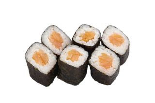 Макі з копченим лососем (110г/6шт)