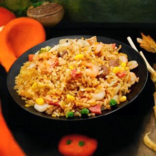 Riz cantonais fruits de mer