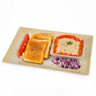 Salata de vinete cu roșii si ceapa