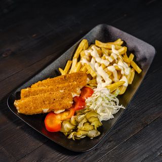 Cascaval pane la farfurie 600g