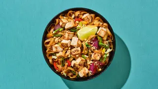 Noodles Teriyaki con Tofu