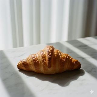 Croissant curvo