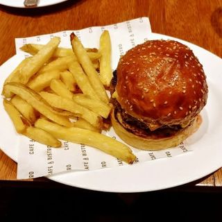 Menú hamburguesa de ternera