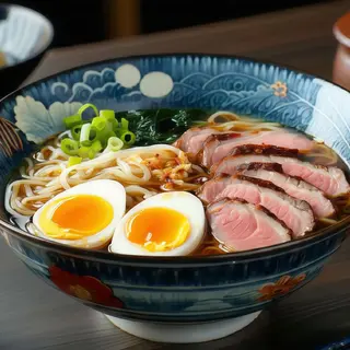Shoyu ramen con pato