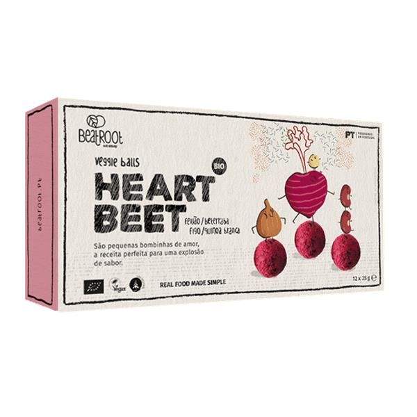 Bolinhas Vegan De Feijão E Beterraba Bio Congeladas Beatroot 300 Gramas