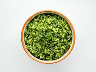 Рис зі шпинатом