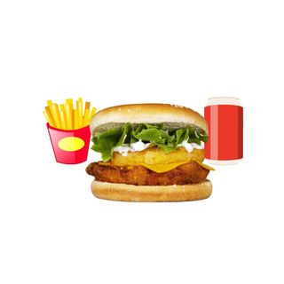 Chicken hashbrown menù