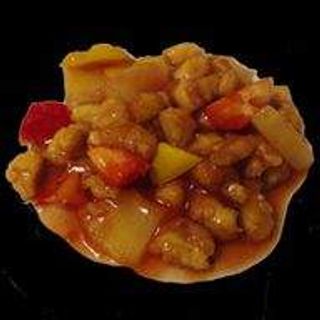 150. Pollo agrodolce