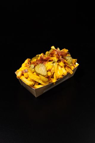 Cheddar crunchy fries