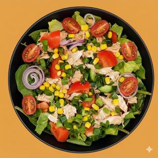 Pan Fried Salmon salad