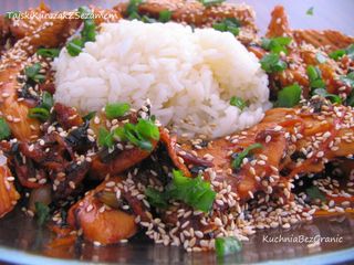 Kurczak po indyjsku z sezamem