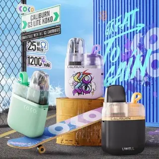 Vaporizador Recargable Vaper Uwell Caliburn G3 Lite Koko Pod Kit