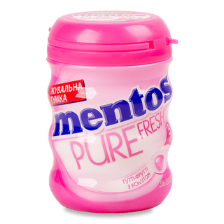 Гумка жувальна Mentos Pure fresh «Тутті-фрутті» (56г)