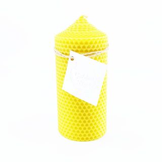 Lumanare ceara naturala H15xD7 cm  Natural