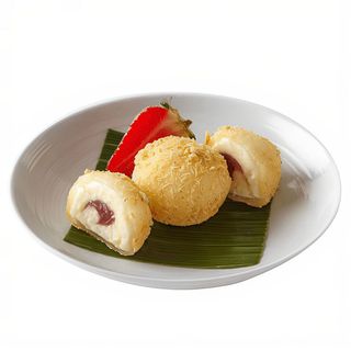 Mochi de Queso y Fresa