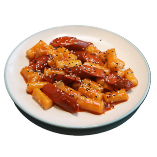 Токпокки с копченой колбаской 