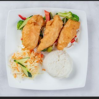 Filety w cieście naleśnikowym na podkładzie warzywnym 500g