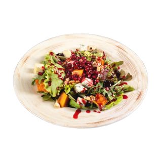 Салата с печена тиква и нар