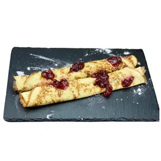 Clatite cu dulceata visine