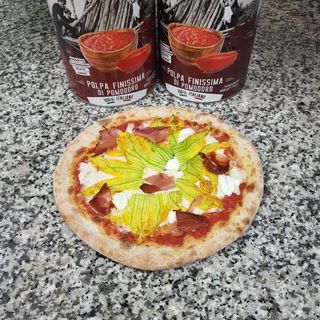 Ricotta Toscana e fiori di zucca