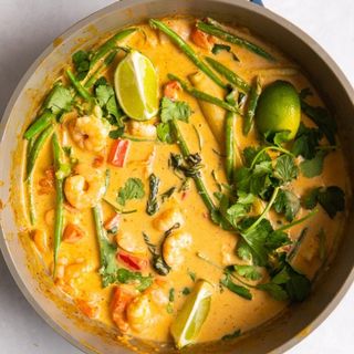Thai red prawn curry 