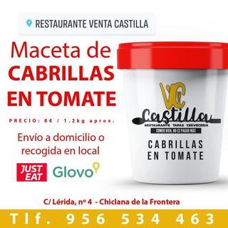 Maceta de cabrillas en tomate 1 kg aprox