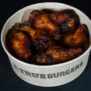 BBQ Alitas De Pollo Fritas (6 Uds.)