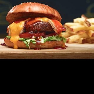 Menú Hamburguesa Pollo Y Bacon