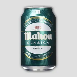 Bote cerveza mahou clasica 33cl