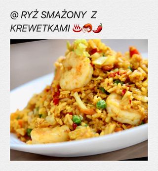 Ryż smażony z krewetkami