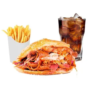 Menú Kebab Solo Carne
