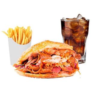 Menú Kebab Solo Carne