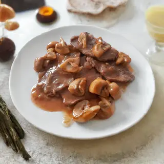 Ternera con Champiñones