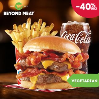 ბეკონატორი მცენარეული ხორცით კომბო