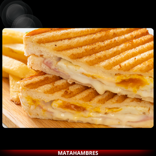 SANDWICH BIKINI + PATATAS FRITAS