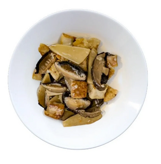 Bambú Y Setas Chinas