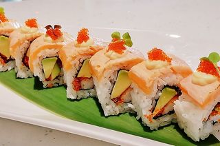 159. Aburi salmón roll (8 pzs.)