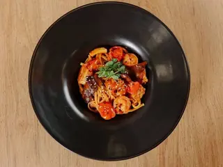 Паста з морепродуктами (300g)