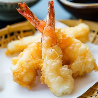 10. Tempura de gamba frita