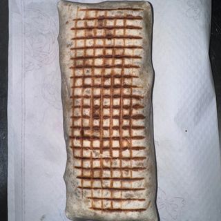 Taco de gambas y calamares