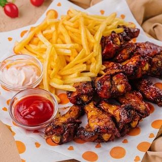 Ración De Alitas De Pollo Bbq 8 Uds.