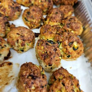 Polpette zucchine e pollo