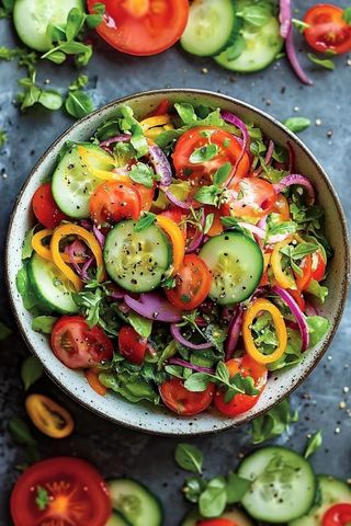 ბოსტნეულის სალათა