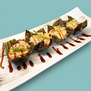 Суши маффины с лососем