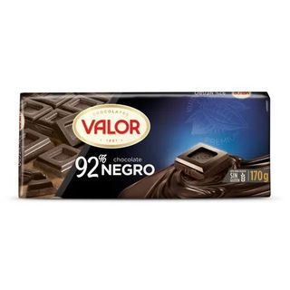 Chocolate Negro 92% Sin Gluten Valor 170 Gr.