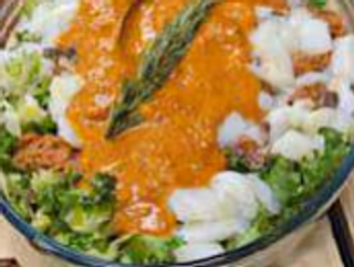 Xatonada De Bacalao Con Romesco