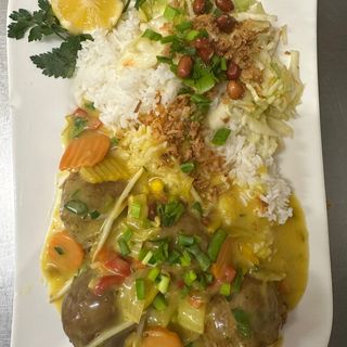 Kurczak w cieście curry